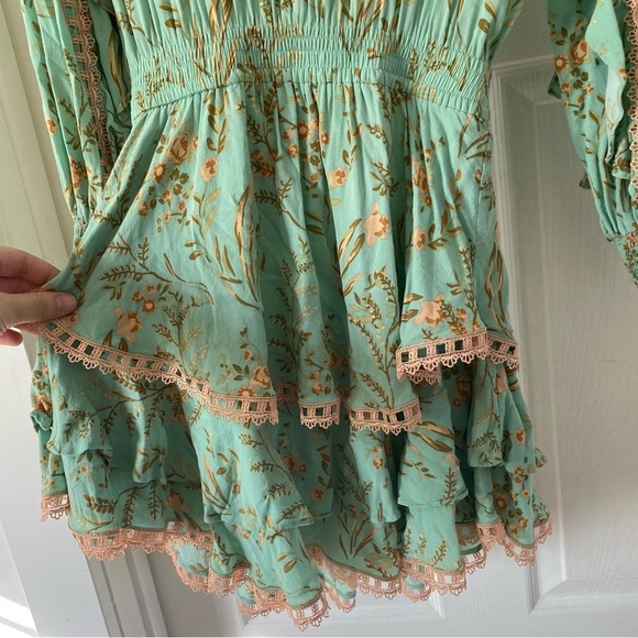 Spell & The Gypsy Maisie Playdress In Vintage Turquoise - Picture 5 of 9